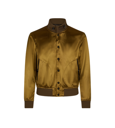 LIQUID SATIN BLOUSON image number 0