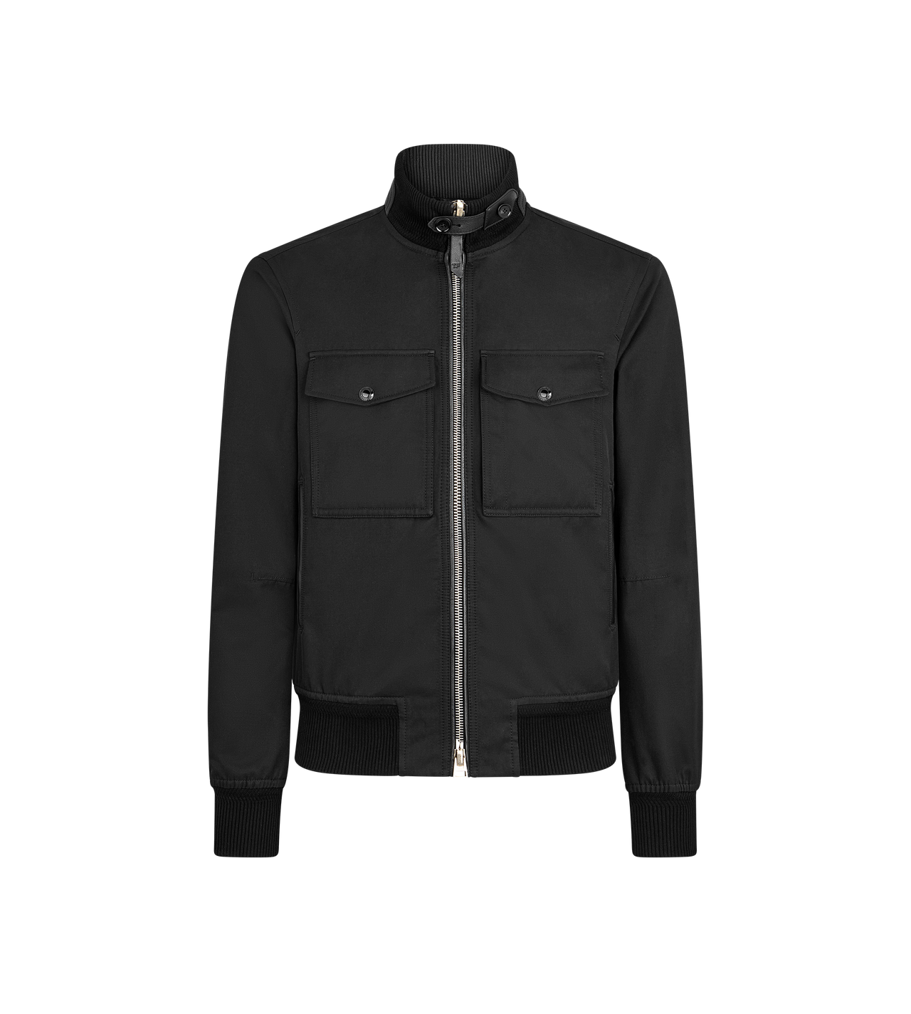 COTTON SILK TWILL BOMBER image number 0