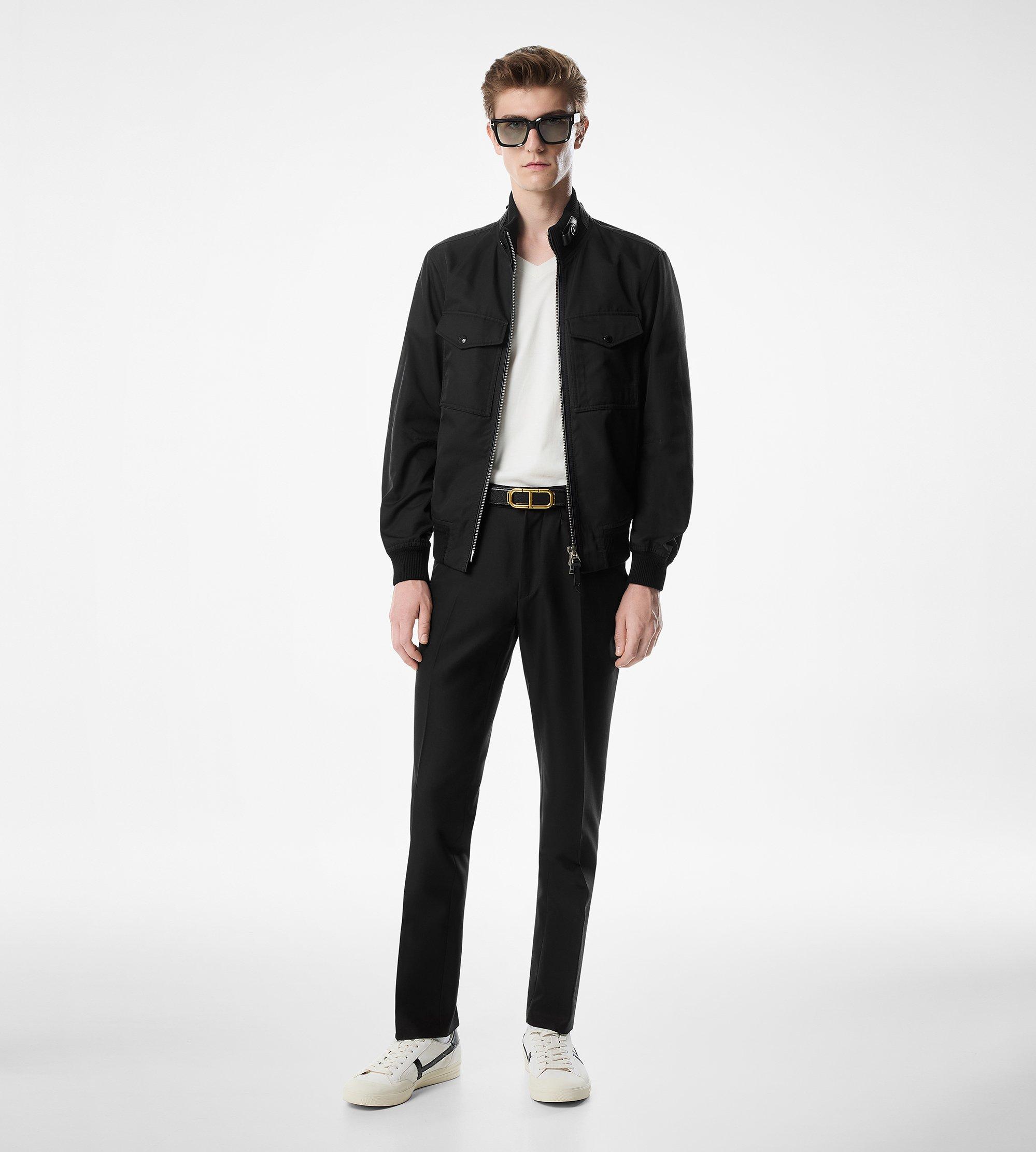 COTTON SILK TWILL BOMBER | Tom Ford Fashion