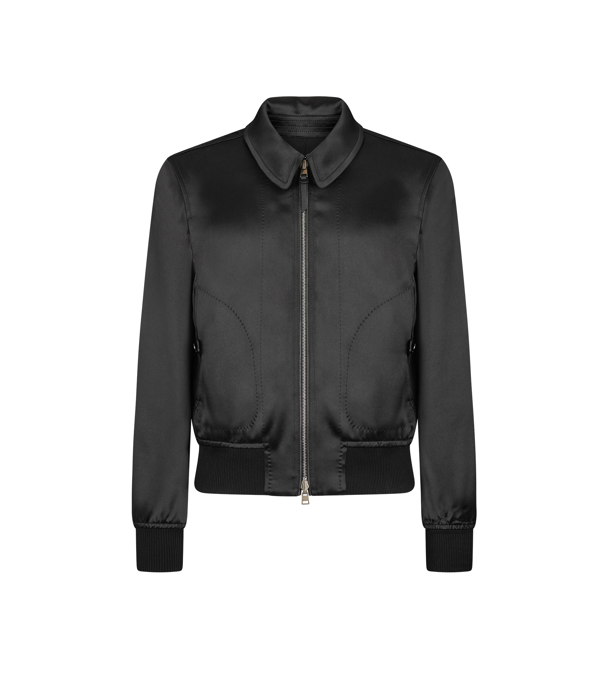 SILK SATIN REVERSIBLE BLOUSON