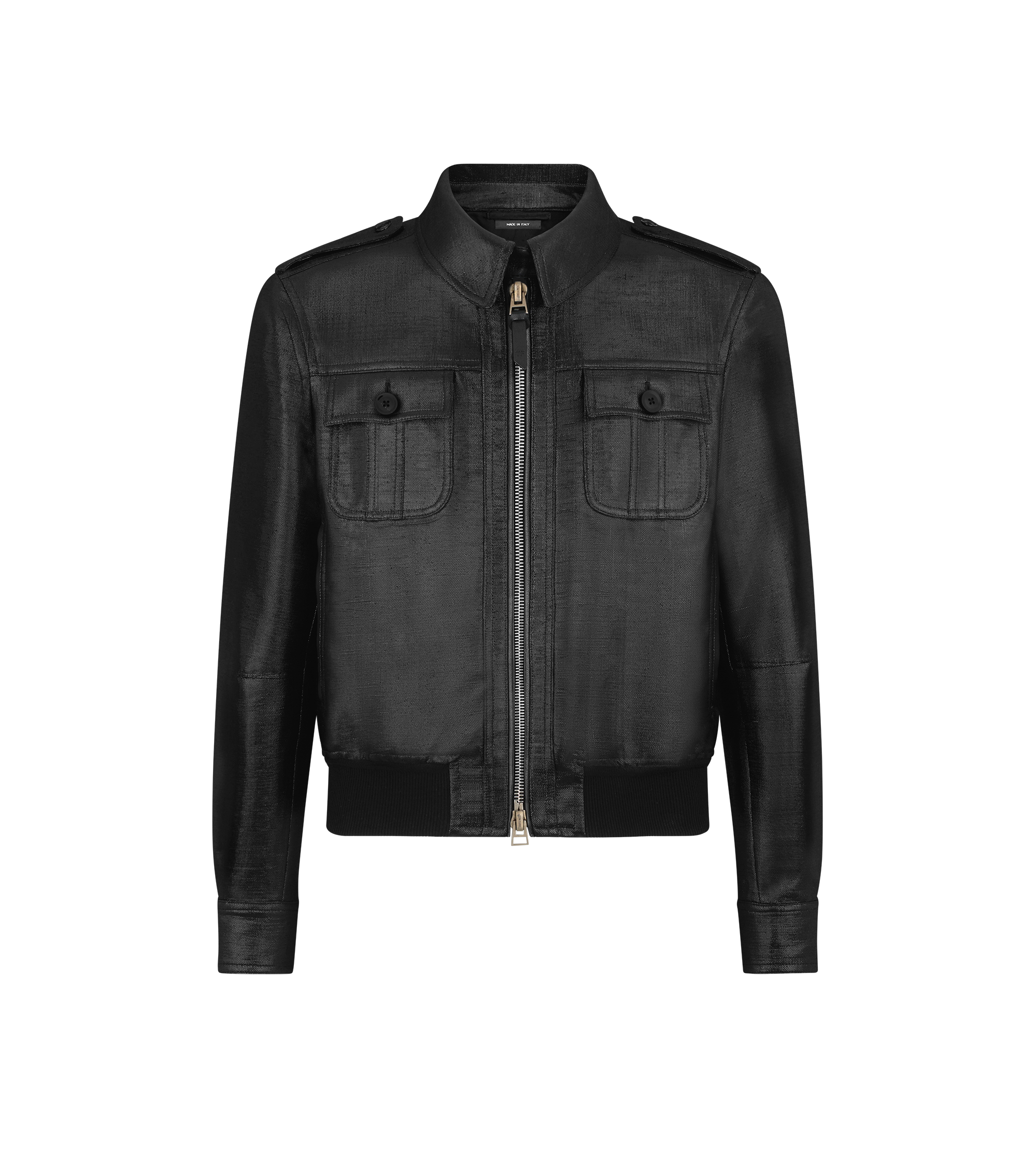 LUREX BASKET WEAVE BATTLE JACKET
