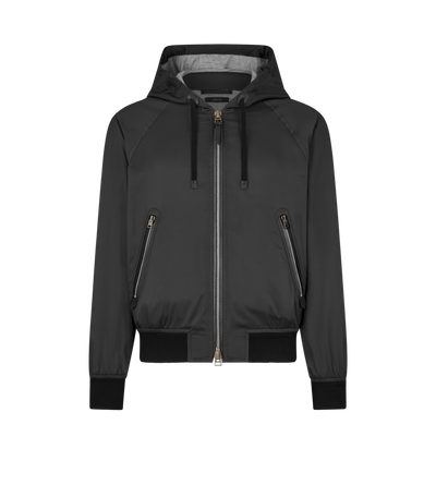 JERSEY LINED ZIP HOODIE image number 0