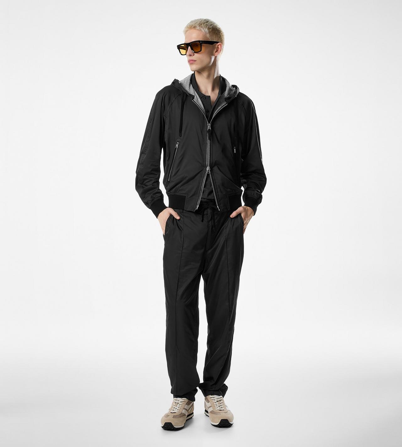 JERSEY LINED ZIP HOODIE image number 1