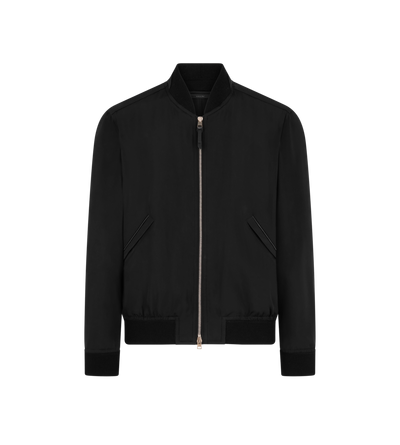 TECHNICAL SILK POPLIN LIGHTWEIGHT BOMBER