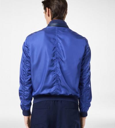 TECHNICAL SILK POPLIN LIGHTWEIGHT BOMBER image number 4