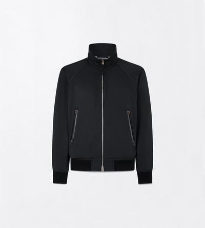 TOM FORD POLYESTER BLEND BLACK CASHMERE-LINED BLOUSON&nbsp;