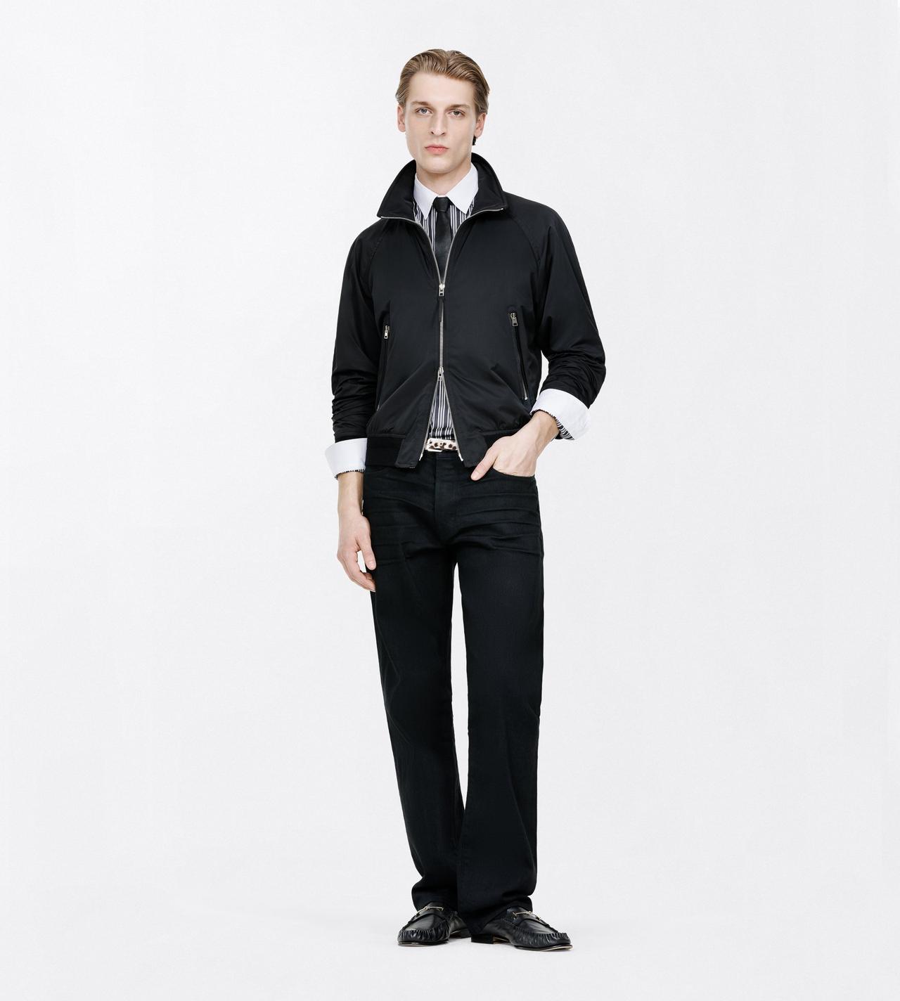 TOM FORD POLYESTER BLEND BLACK CASHMERE-LINED BLOUSON&nbsp;