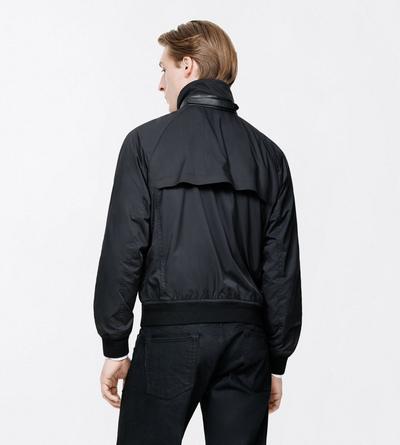 TOM FORD POLYESTER BLEND BLACK CASHMERE-LINED BLOUSON&nbsp;