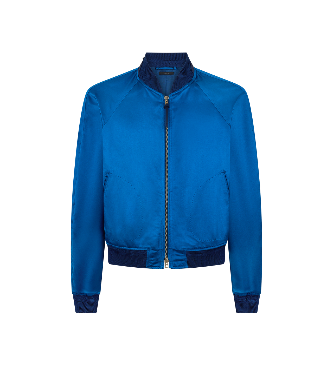 STRUCTURED SATIN BOMBER image number 0