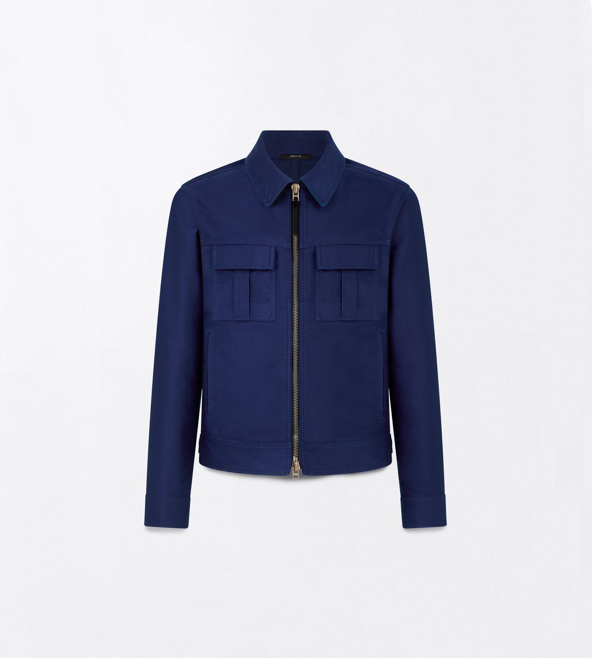 COTTON SATIN BLOUSON