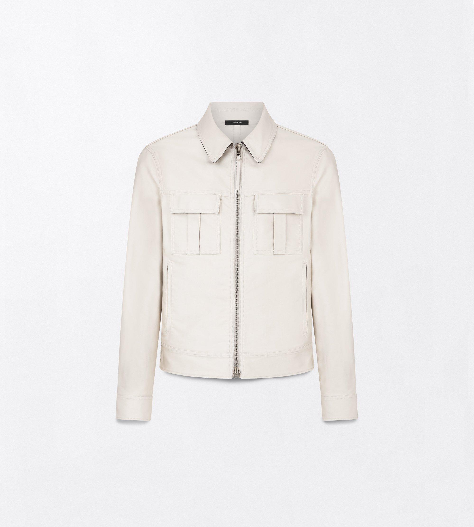 COTTON SATIN BLOUSON