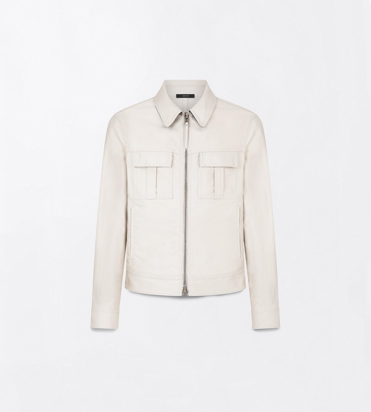 TOM FORD COTTON ECRU COTTON SATIN BLOUSON
