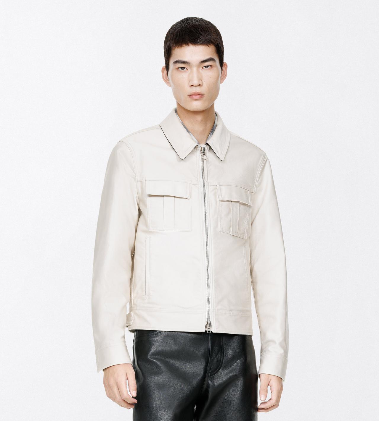 TOM FORD COTTON ECRU COTTON SATIN BLOUSON