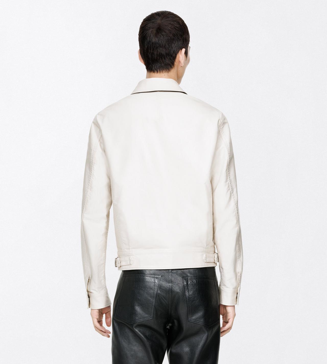TOM FORD COTTON ECRU COTTON SATIN BLOUSON