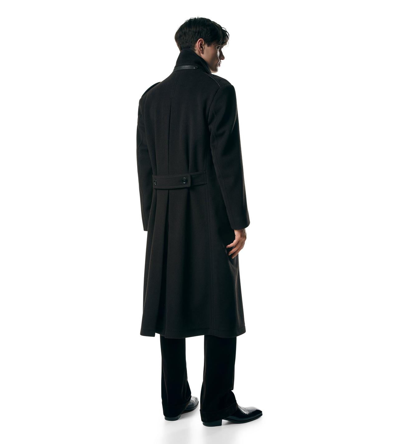 BRUSHED HERRINGBONE OFFICER COAT image number 2