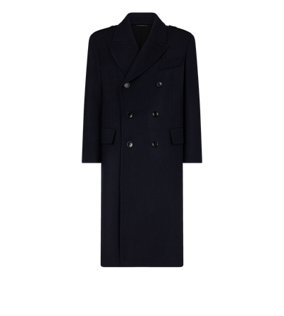 WIDE HERRINGBONE OFFICER COAT