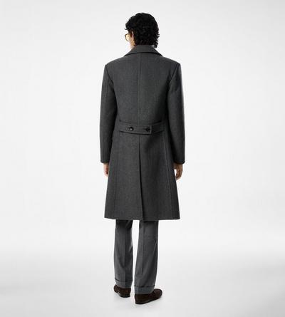 DOUBLE SPLITTABLE HERRINGBONE COAT image number 2