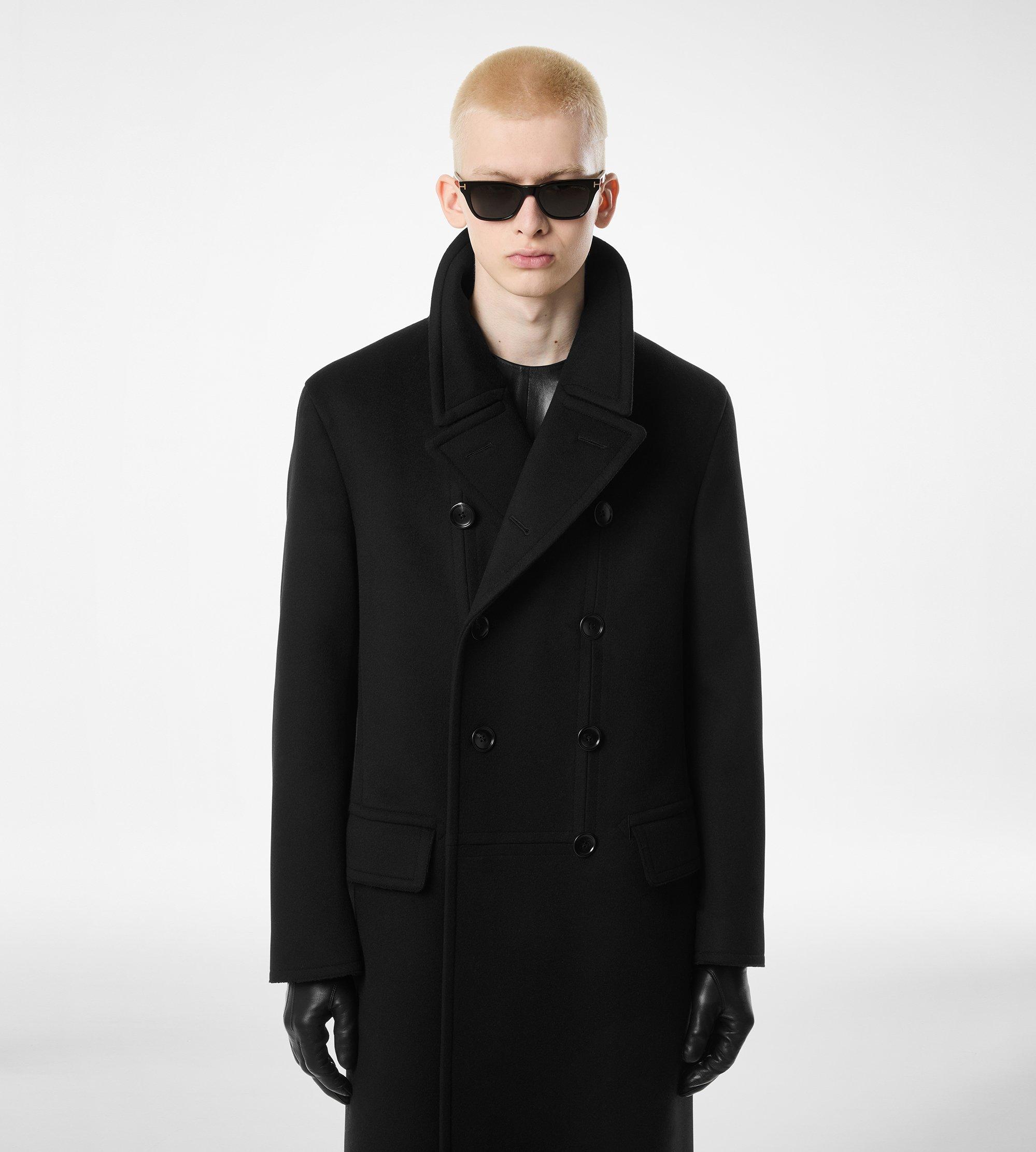 CASHMERE OFFICER COAT | TOM FORD Fashion