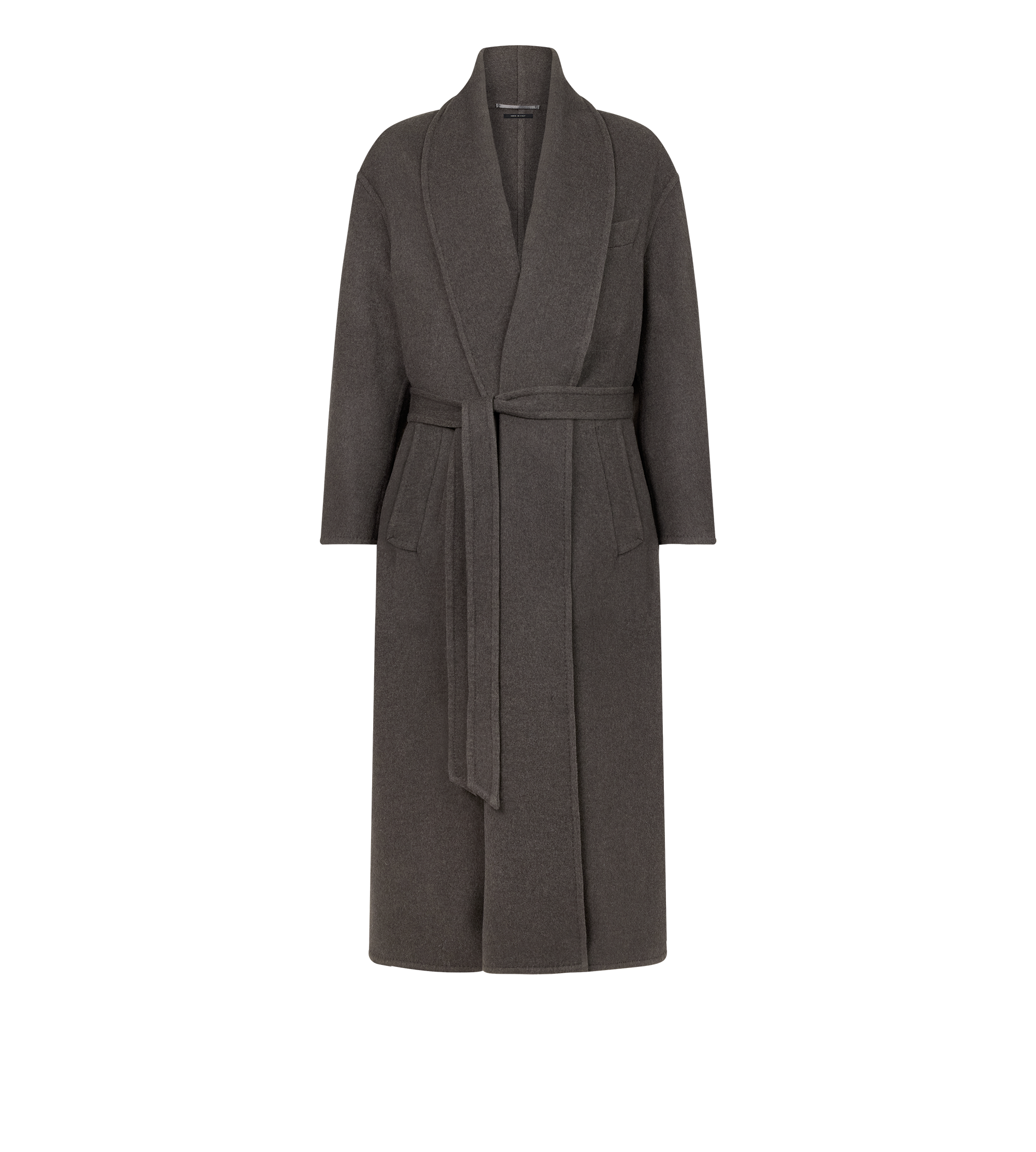 DOUBLE SPLITTABLE CASHMERE SHAWL COAT