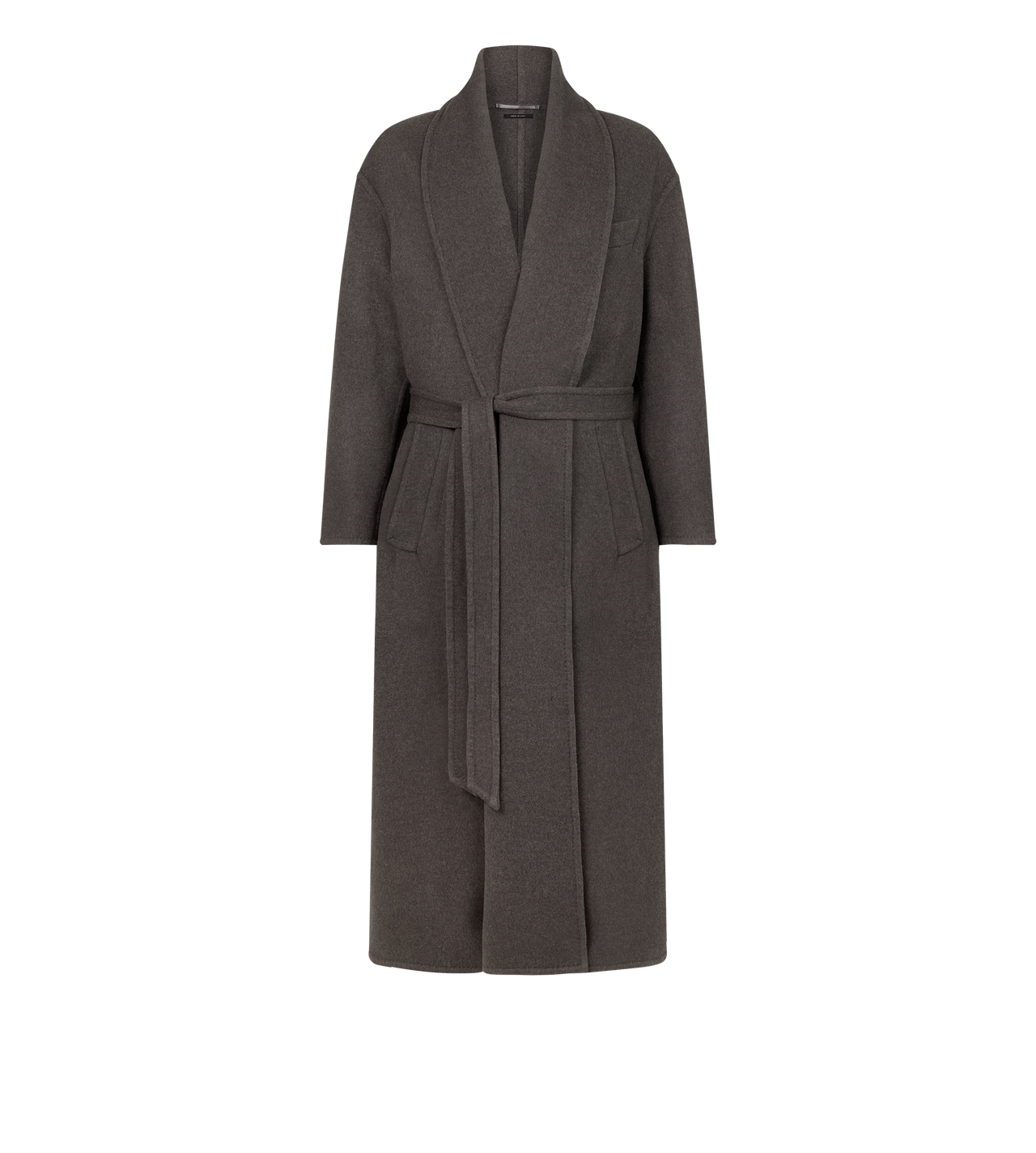 DOUBLE SPLITTABLE CASHMERE SHAWL COAT image number 0