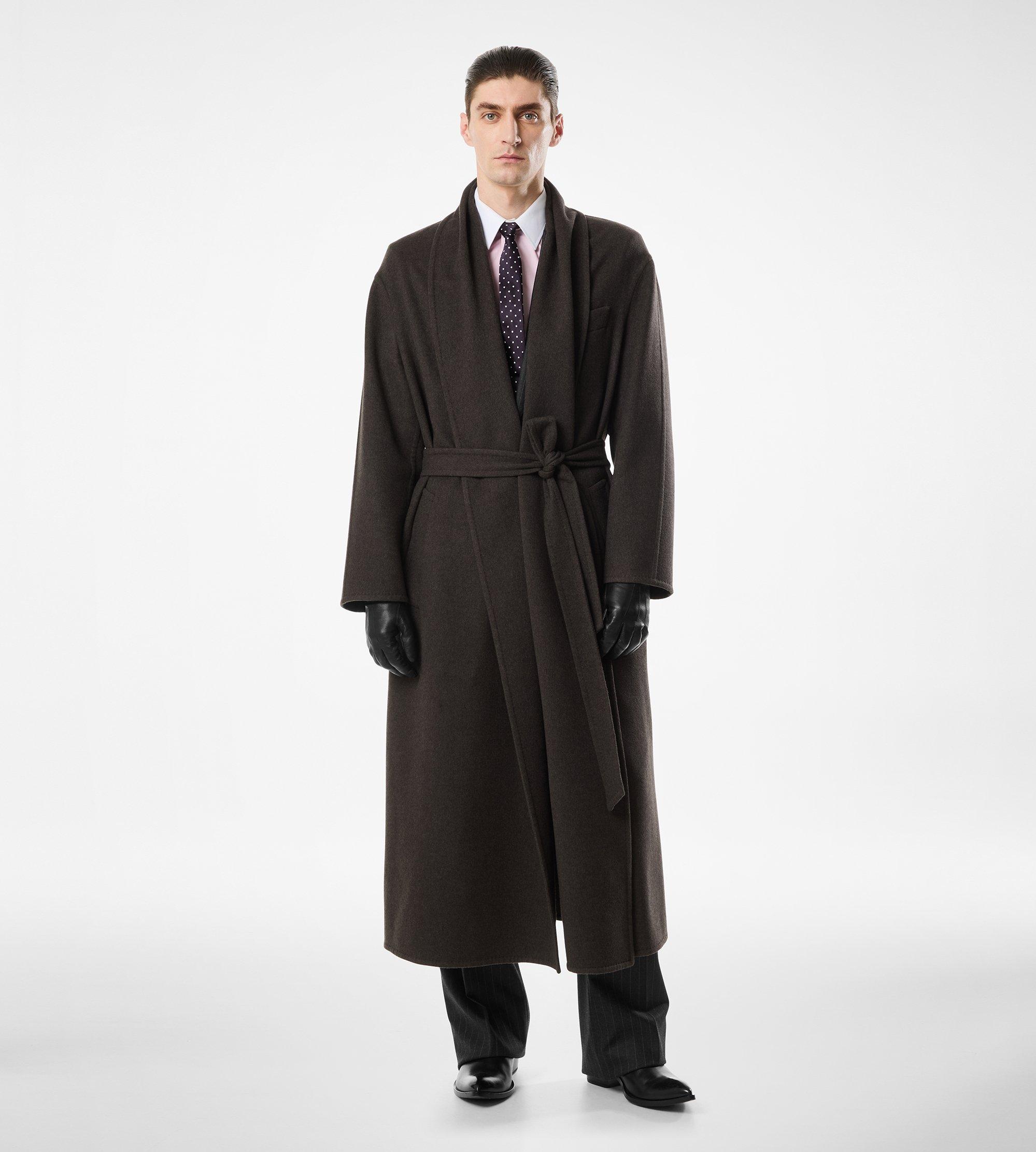 DOUBLE SPLITTABLE CASHMERE SHAWL COAT