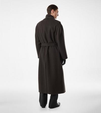 DOUBLE SPLITTABLE CASHMERE SHAWL COAT image number 3