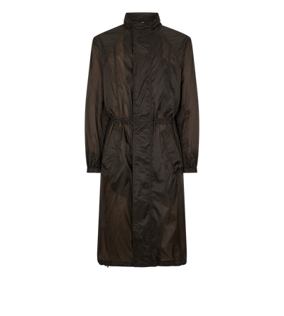 TOM FORD POLYAMIDE MAHOGANY EXTRA LIGHT NYLON RAINCOAT