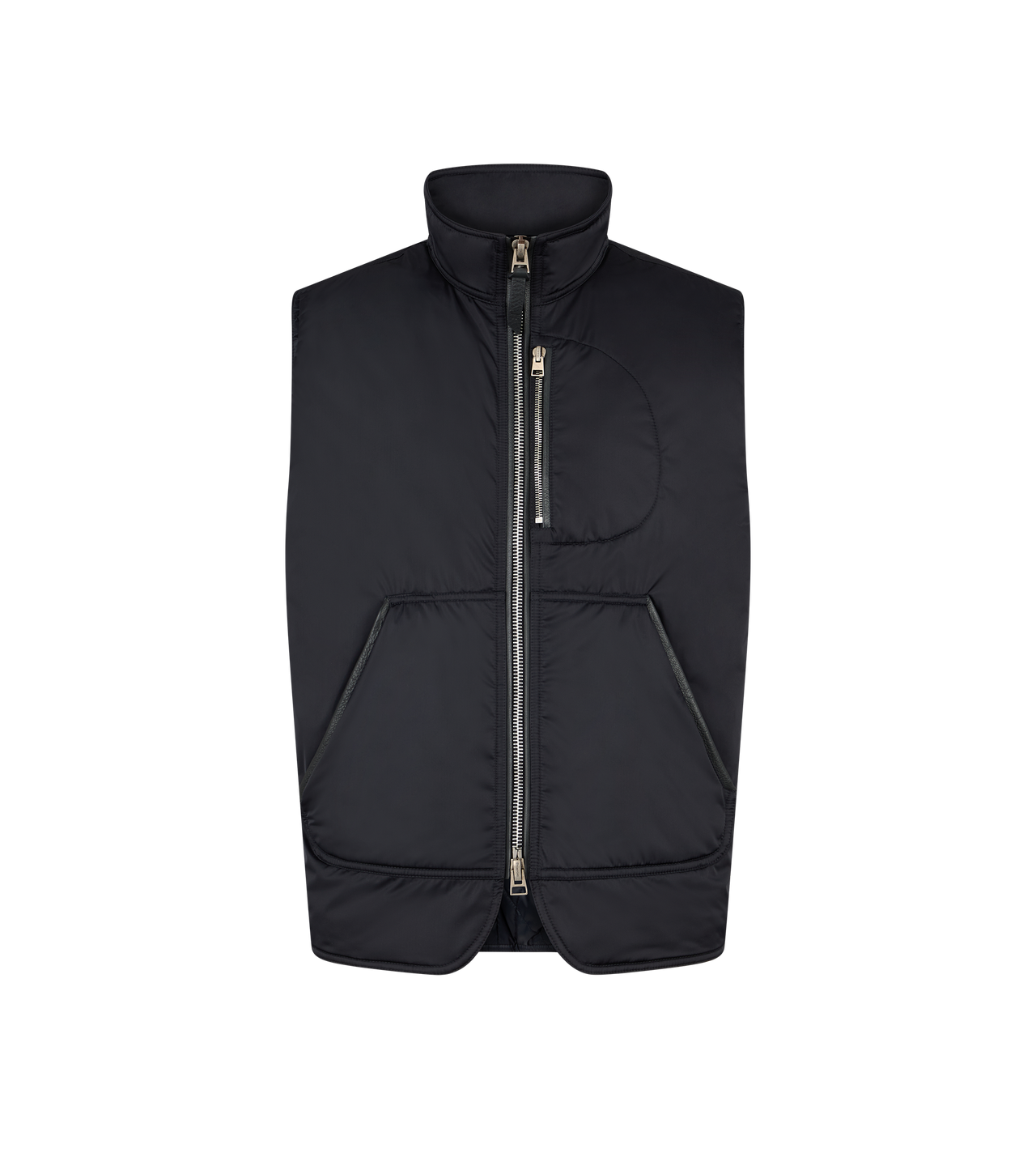 TECHNO SATIN LIGHT-FILL GILET image number 0