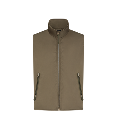 CASHMERE-LINED GILET