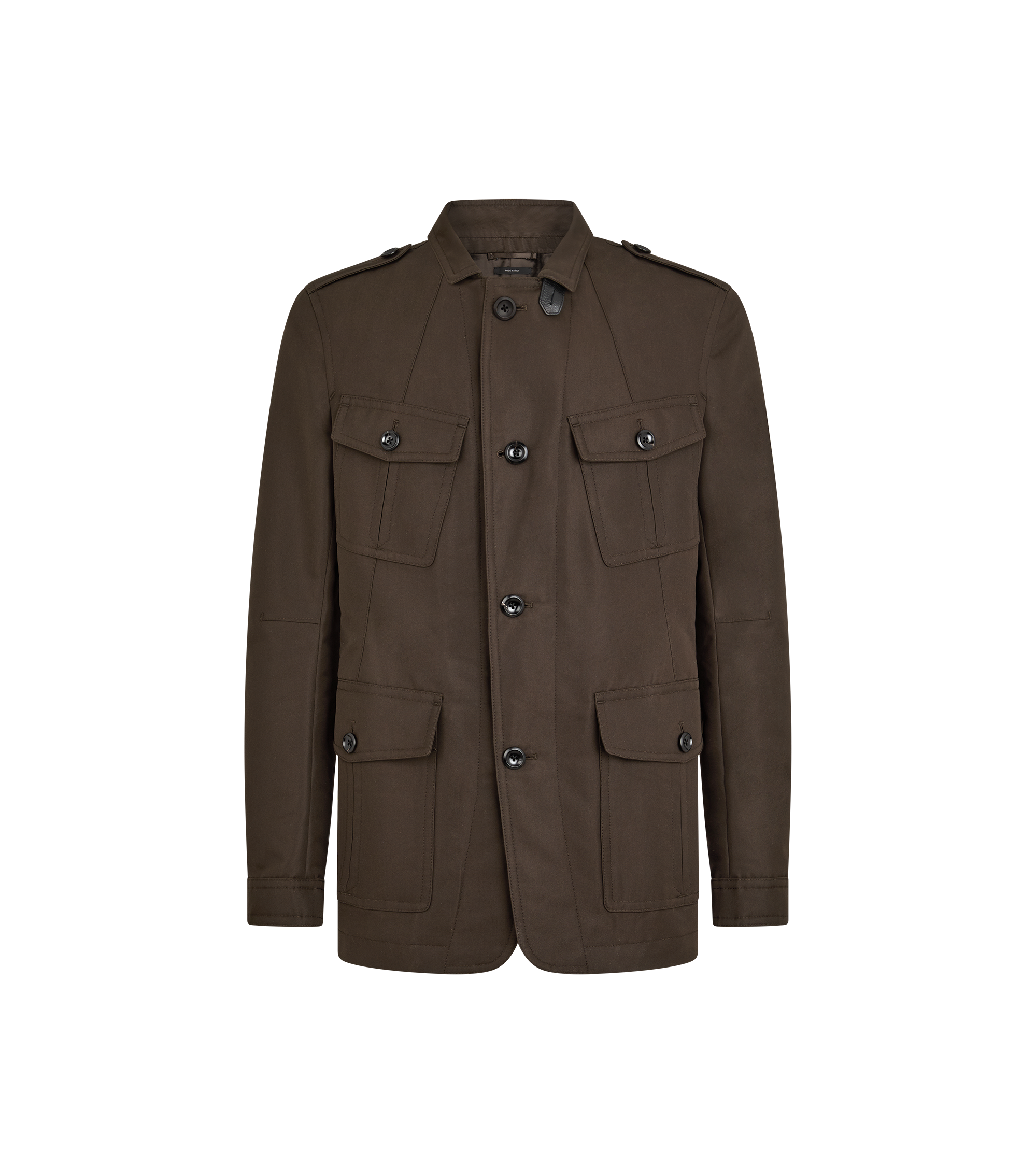 COMPACT NYLON MILITARY JACKET