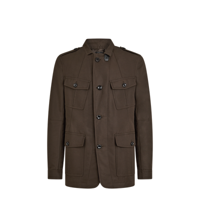 COMPACT NYLON MILITARY JACKET