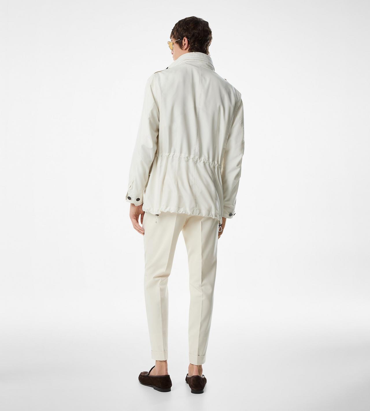 WASHED SILK POPLIN FIELD JACKET image number 3