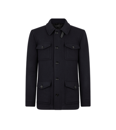 DOUBLE SPLITTABLE TWILL FOUR POCKET JACKET image number 0
