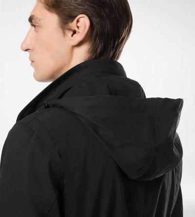 TOM FORD COTTON SILK BLEND BLACK COTTON SILK REPS FIELD JACKET