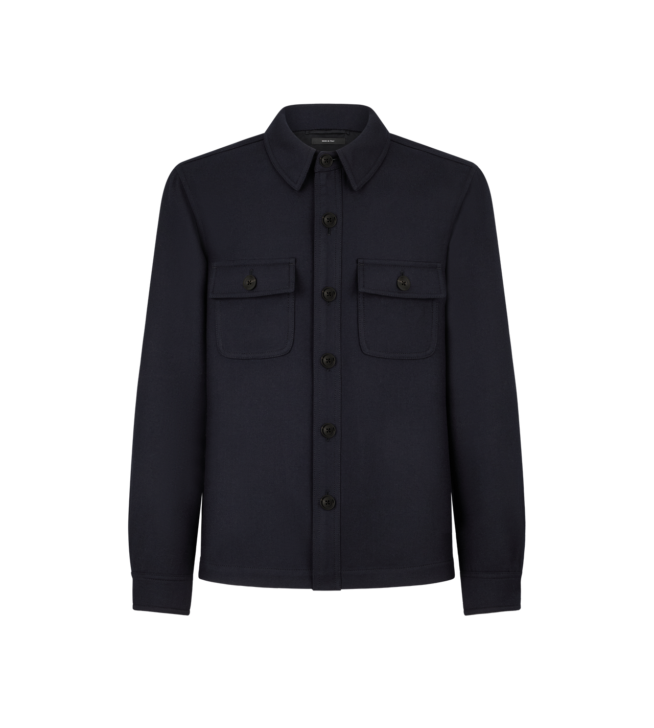 LIGHT WOOL CHEST POCKET OUTERSHIRT image number 0