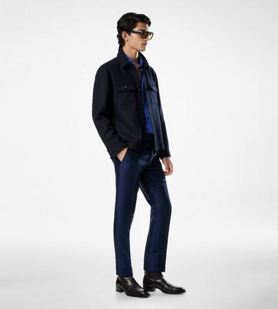 LIGHT WOOL CHEST POCKET OUTERSHIRT image number 1