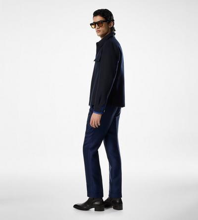 LIGHT WOOL CHEST POCKET OUTERSHIRT image number 2