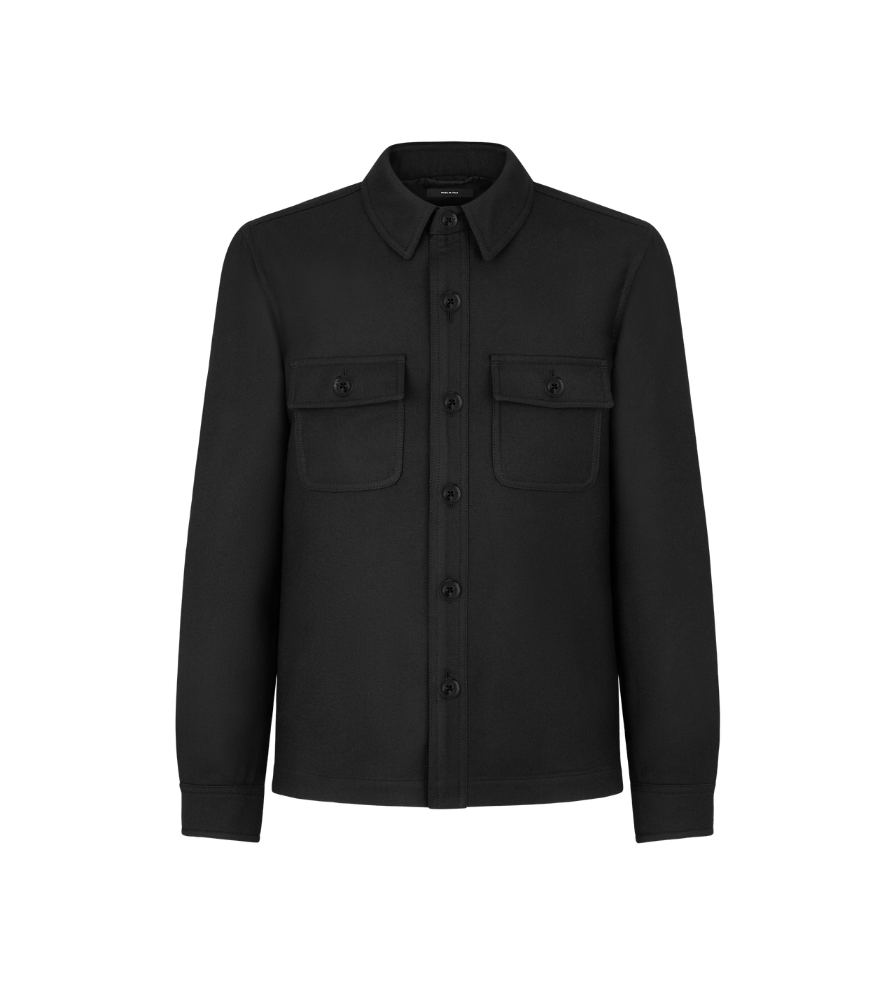 LIGHT WOOL CHEST POCKET OUTERSHIRT image number 0
