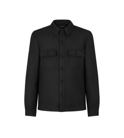 LIGHT WOOL CHEST POCKET OUTERSHIRT