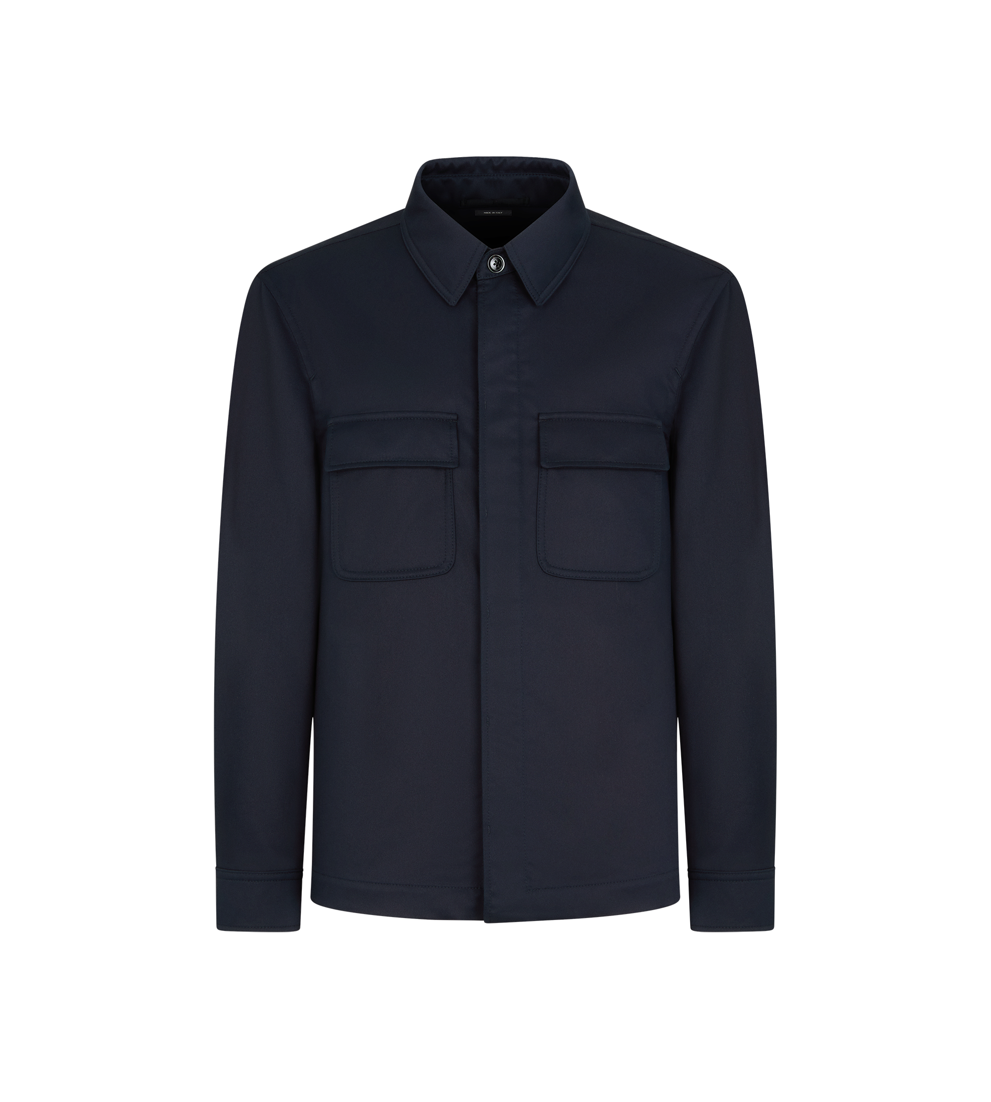 COTTON TWILL DOUBLE SPLITTABLE OVERSHIRT