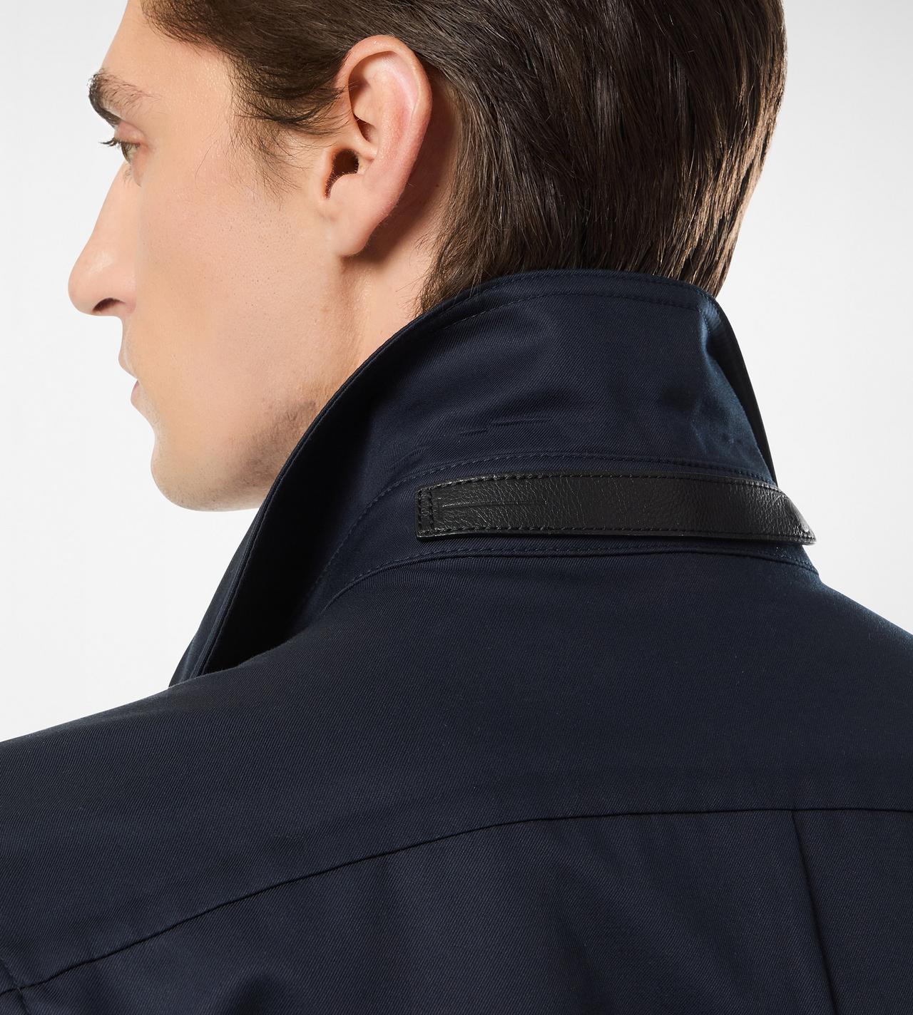 COTTON TWILL DOUBLE SPLITTABLE OVERSHIRT image number 1