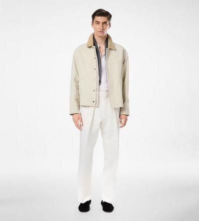 COTTON CANVAS WORKWEAR JACKET image number 2