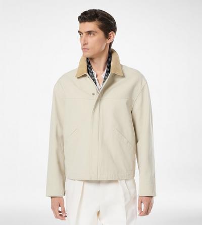 COTTON CANVAS WORKWEAR JACKET image number 3