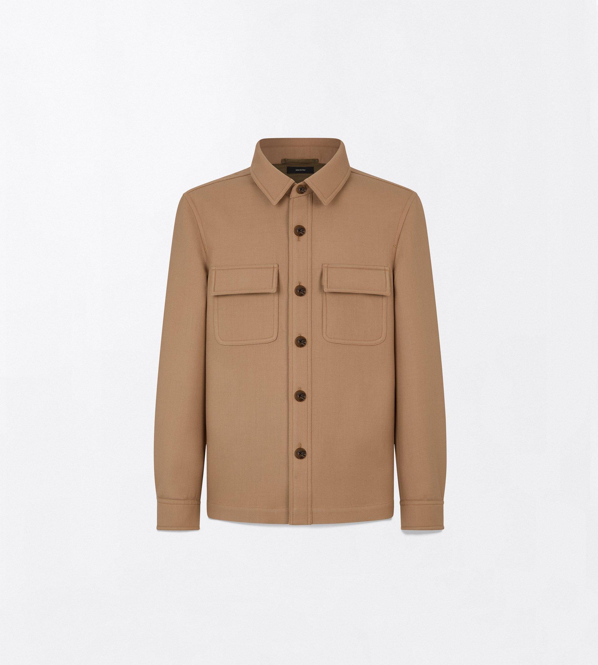 DOUBLE SPLITTABLE LIGHT WOOL OUTERSHIRT