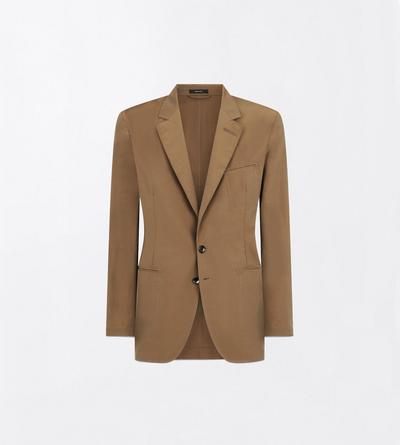 TOM FORD POLYESTER BLEND OLIVE BROWN PARACHUTE POPLIN BLAZER&nbsp;