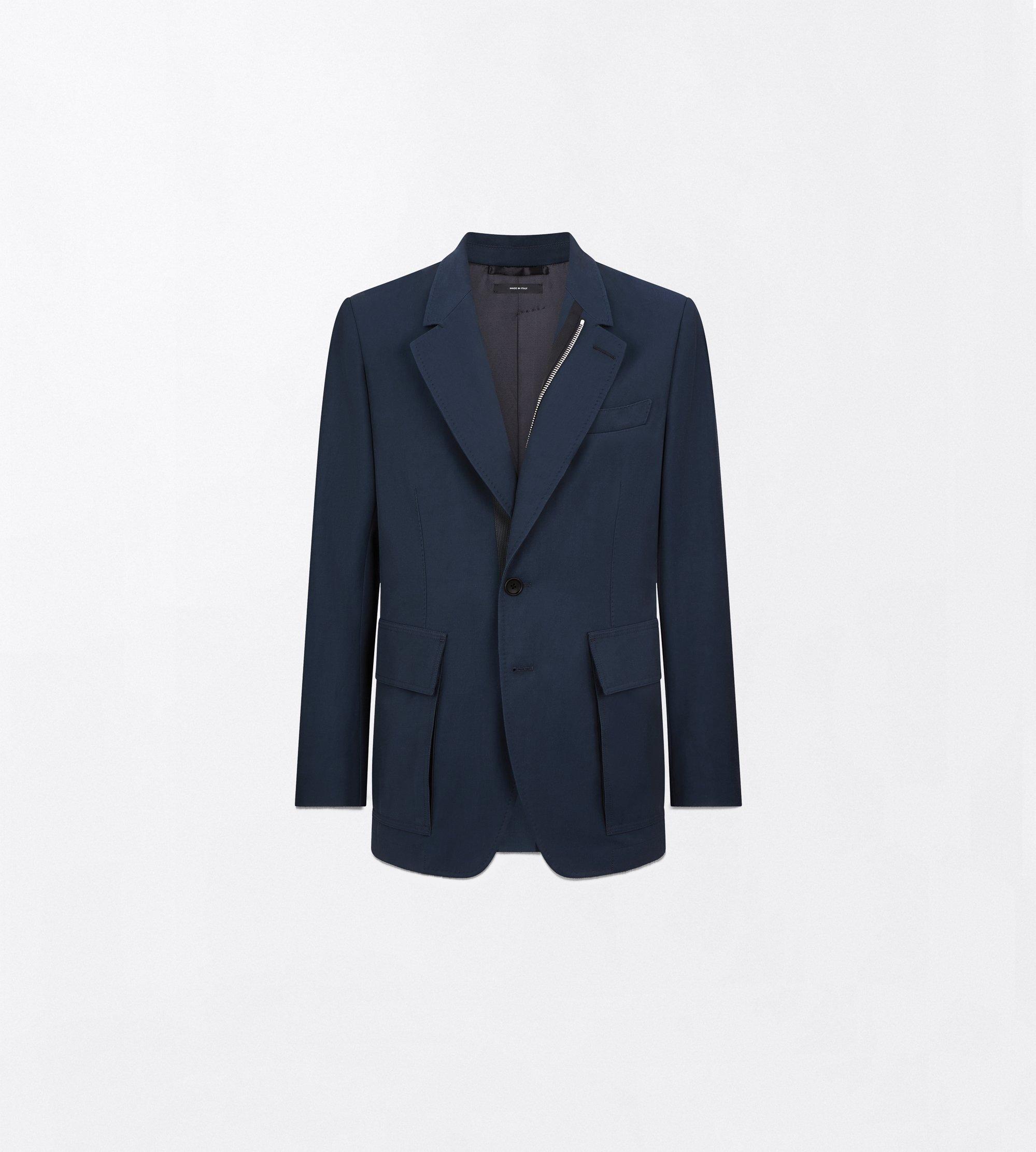 TWILL SARTORIAL BLAZER WITH ZIP
