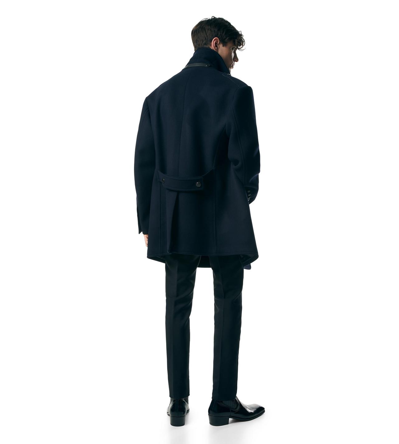 WOOL FELT OFFICER PEACOAT Tom Ford Fashion