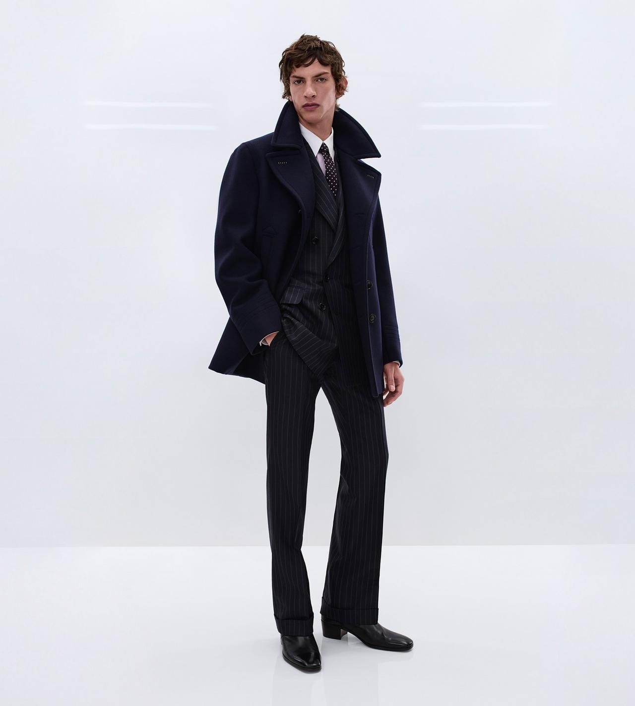 TOM FORD WOOL NAVY CABAN AUS WEICHEM FILZ