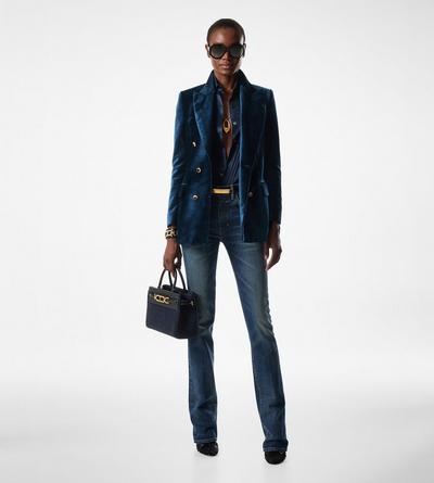 パンツ TOM FORD 'Stretch Twill Denim Wide Flare' jeans TOM FORD High-rise flared jeans | NET-A-PORTER