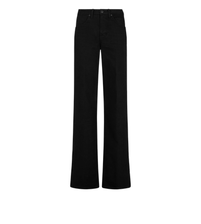 STRETCH TWILL DENIM FLARE PANTS image number 0